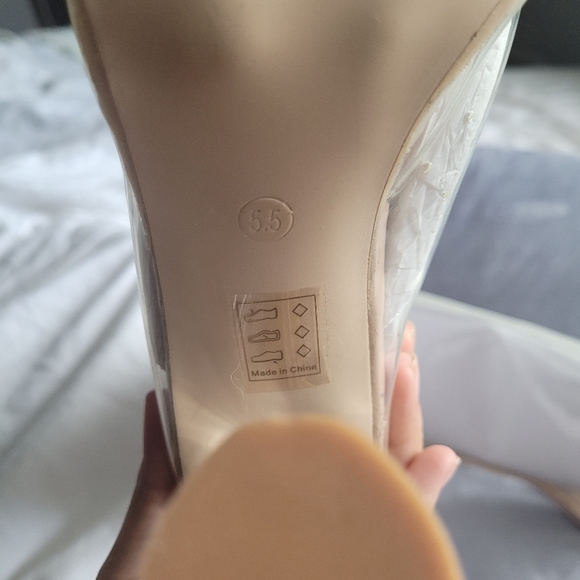 Nasty Gal Cape Robbin Clear Kim K Over the Knee Boots - Picture 6 of 8